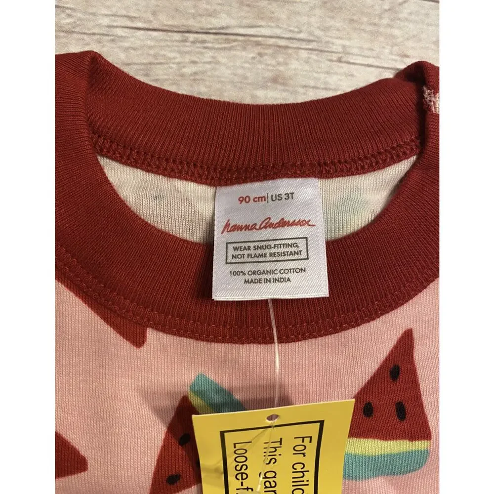 📌NEW Hanna Andersson • Watermelon  • Pajama Set